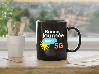 Campagne publicitaire 3D pour Orange autour de la 5G et du réseau mobile